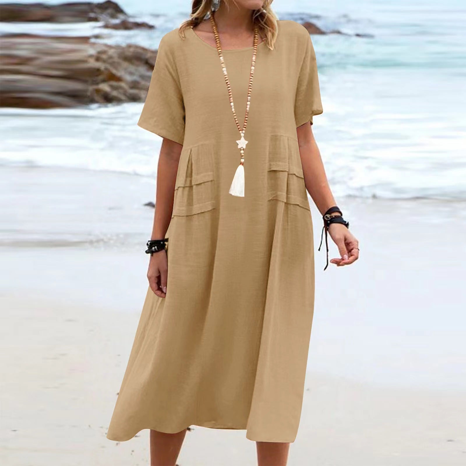 Women's Casual Summer Midi Dress