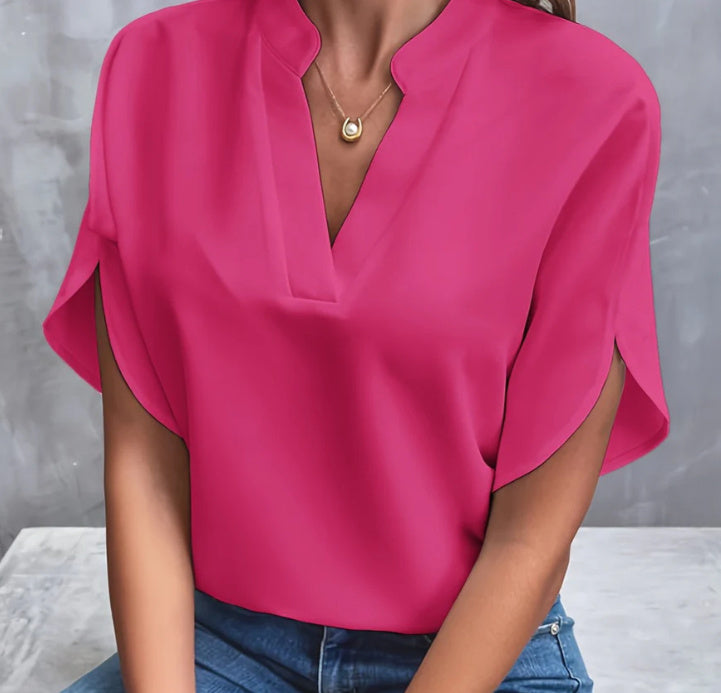 Women's V-Neck Blouse